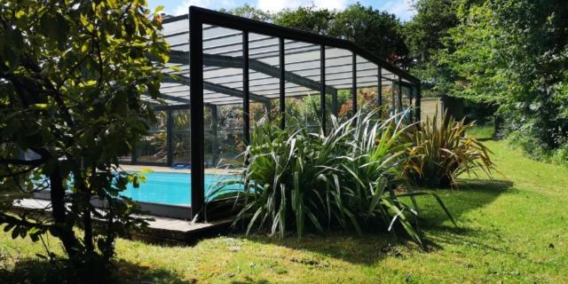Chalet Des Fees - Piscine Crozon Exterior foto