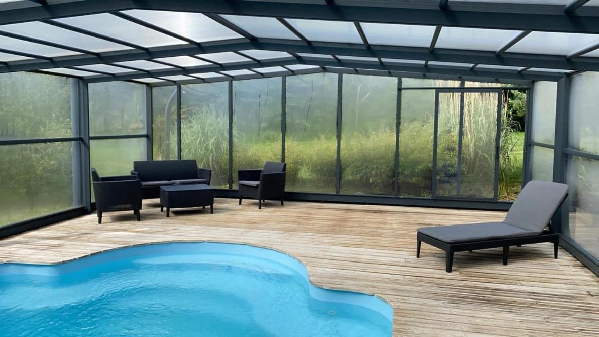 Chalet Des Fees - Piscine Crozon Exterior foto